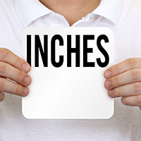 Inches Pool Depth Marker