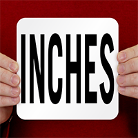 Inches Pool Depth Marker