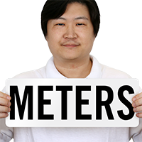 Meters Pool Depth Marker