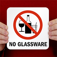 No Glassware Pool Marker