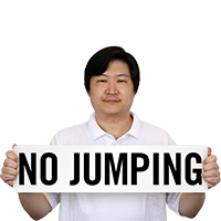 No Jumping Pool Marker