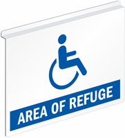 Refuge Ceiling Sign