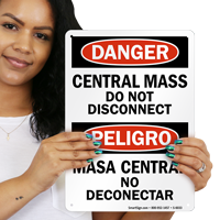 Central Mass Do Not Disconnect Sign