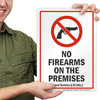 Connecticut Firearms And Weapons Law Sign