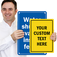 Add Your Custom Text Here Sign