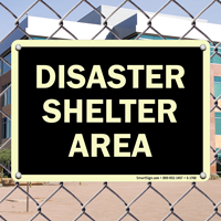 Shelter Area Sign