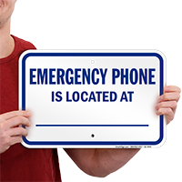 Emergency Phone North Carolina Pool Sign