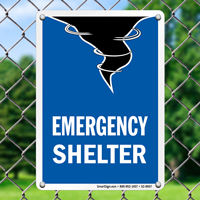 Rescue Area Emergency Sign