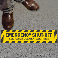 Shut Off Floor Sign