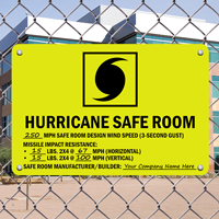 Hurricane Safe Room Sign
