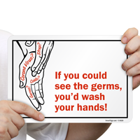 Wash Hands Sign