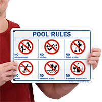 Pool Safety Signs