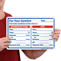 Water Condition Signs