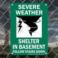 Shelter Area Sign