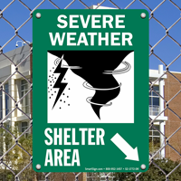 Shelter Area Sign