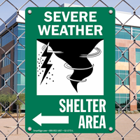 Shelter Area Sign