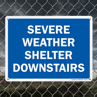 Shelter Area Sign