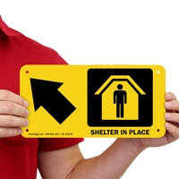 Shelter Area Sign