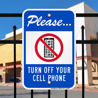 Turn Off Your Cell Phone Sign