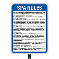 Virginia Spa Rules Sign