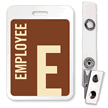 ToughBadge: Reusable ID Name Badge With Bulldog Clip