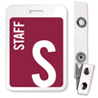 Staff Reusable ID Name Badge