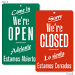 Bilingual Be Back Sign (2-Sided)