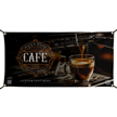 Custom Coffee Shop Vinyl Banner