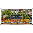 Custom Farmer's Market Vinyl Banner