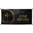 Custom Fine Dining Vinyl Banner