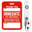 Immediate Life Threatening Triage Tag