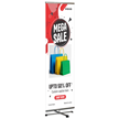 Mega Sale Up To Off Shopping Bags Banner and Banner Stand Kit
