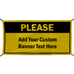 Please Your Wording Here Custom Vinyl Banner