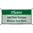 Please Your Wording Here Custom Vinyl Banner