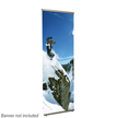 Silver Anodized Aluminum Quick Banner Stand 