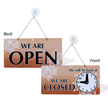 Be Back / Welcome We Are Open Sign