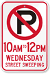 Custom Time Limit No Parking Symbol Sign