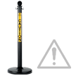Caution Safety Pole Stanchion
