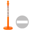 Do Not Enter Safety Pole Stanchions