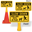 Kids And Pets At Play ConeBoss Sign