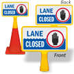 Lane Closed ConeBoss Pool Sign