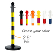 2.5 in. Pole Stanchions, Standard Duty