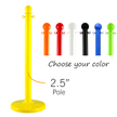 2.5 in. Pole Stanchions, Standard Duty