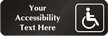 Custom Sign Accessibility Symbol