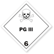PG III Vinyl HazMat Label 