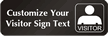 Visitor Symbol Sign