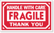 Fragile Handle Care Label