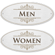 Men and Women DiamondPlate™ Door Sign Kit