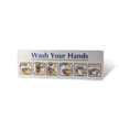 Wash Your Hands Sign | Diamond Plate Hand Washing Sign
