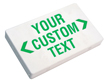 Custom Exit Sign   Green